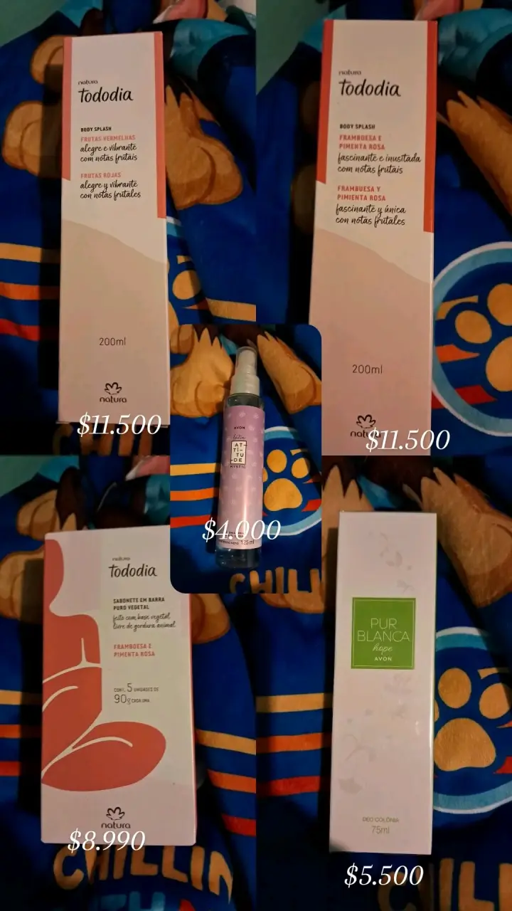 Set de perfumes y splash