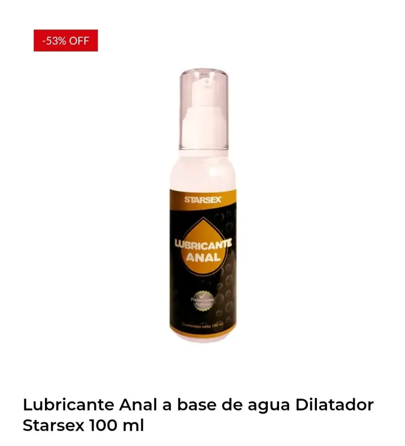 Lubricante Anal Starex 100 ml