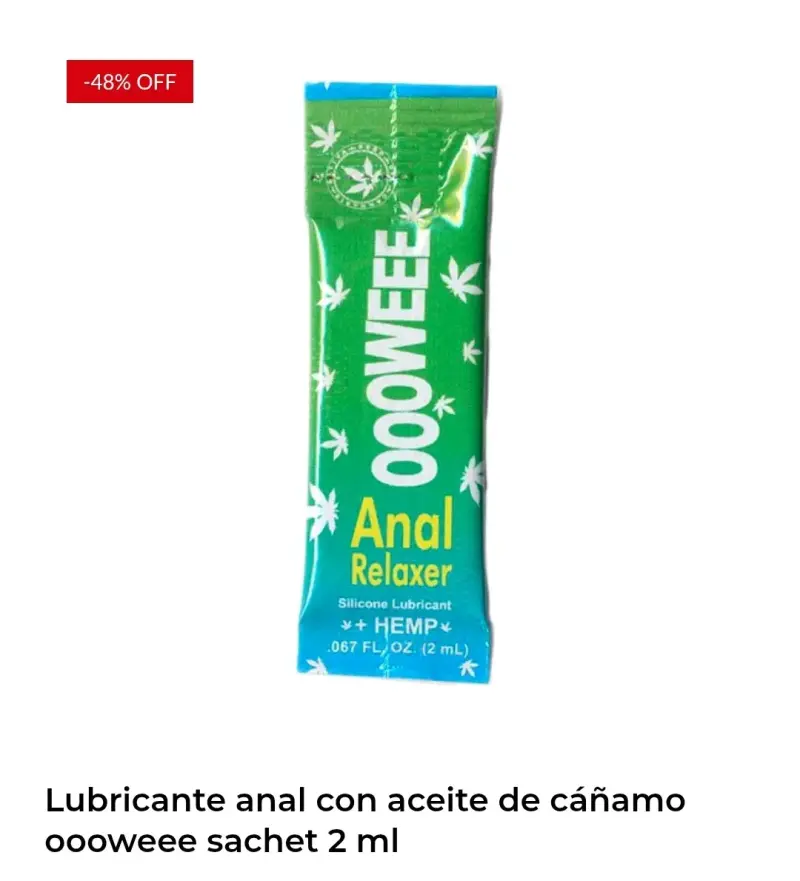 Lubricante Oooweee 2 ml