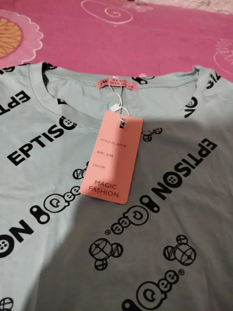 Polera celeste estampada EPTISON s/m - 2