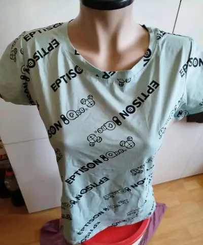 Polera celeste estampada EPTISON s/m - miniatura 3