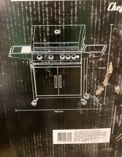 Parrilla Chef de gas - miniatura 1