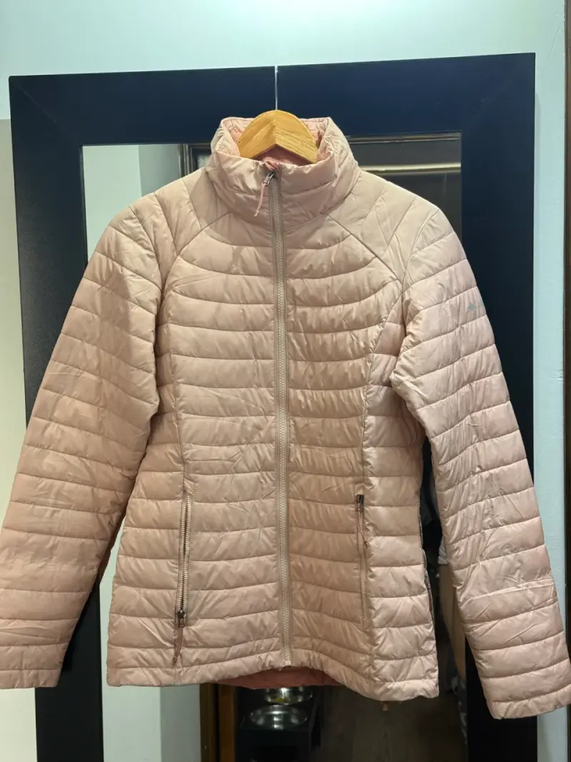 Chaqueta acolchada rosada - 4