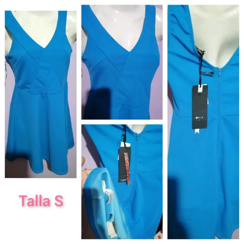 Vestido azul nuevo con etiqueta - 1
