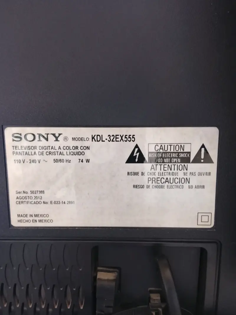 Televisor SONY con conexiones HDMI - 3