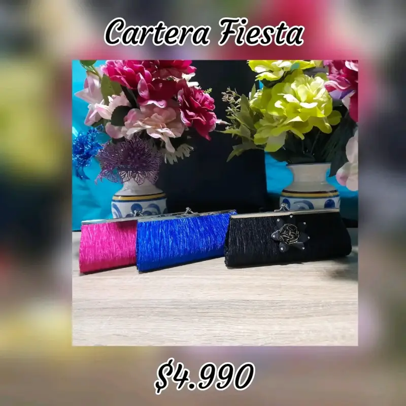 Cartera Fiesta coloridas