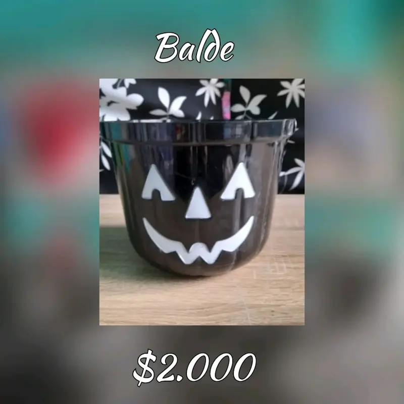 Balde decorativo de Halloween