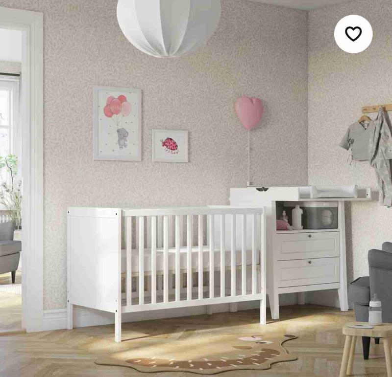 Cuna Blanca Ikea, modelo Sundvik - 2