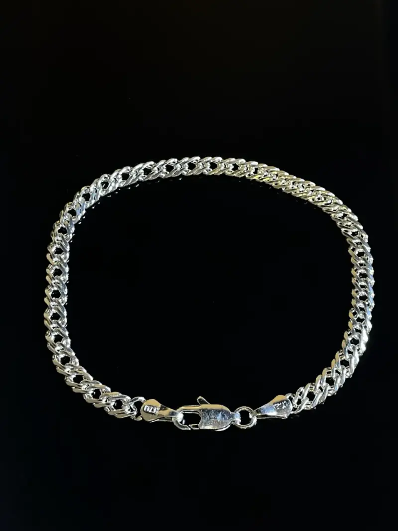 Pulsera Grumet Plata Italiana 925
