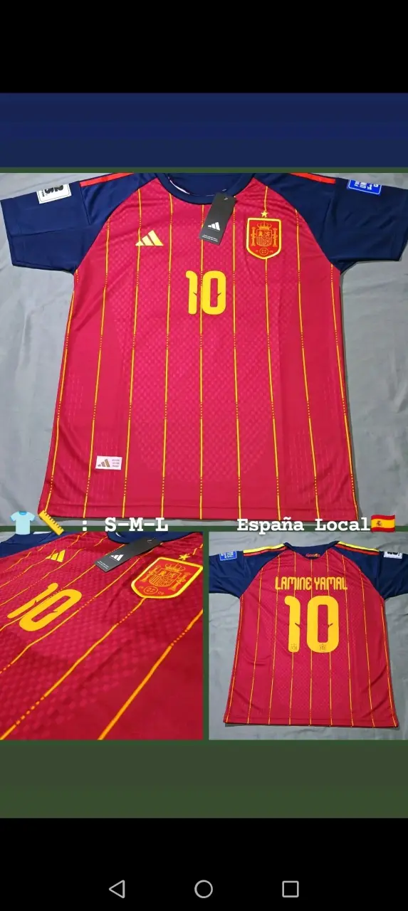 Camiseta España local roja