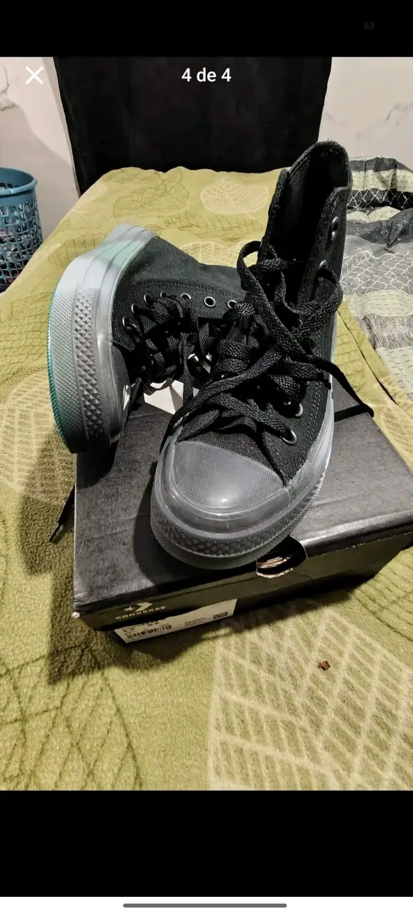 Zapatillas Negras Converse Chuck taylor - 4