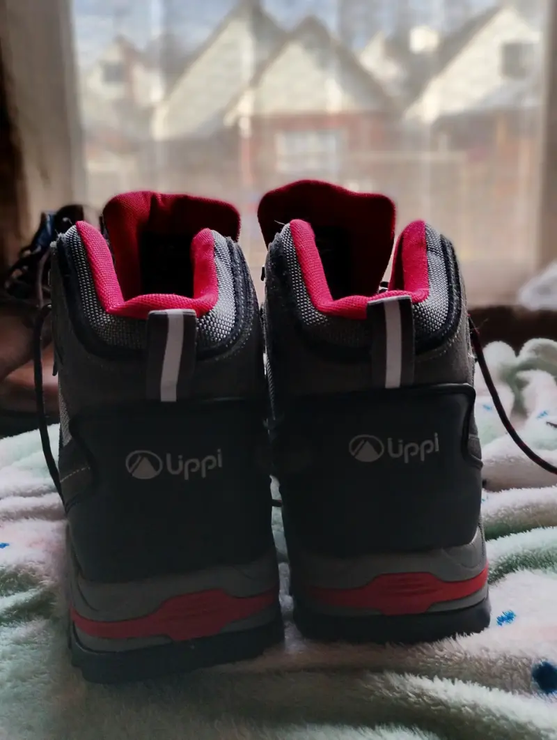Botas de trekking gris y rojo talla 44 - 6