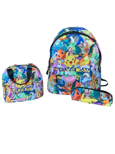 Mochila Pokemon Pikachu 201 Kit complet - miniatura 1