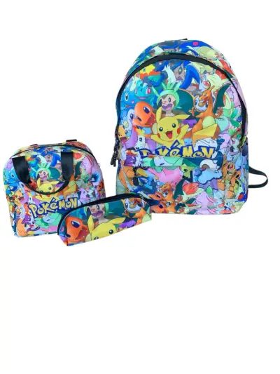 Mochila Pokemon Pikachu 201 Kit complet - miniatura 3
