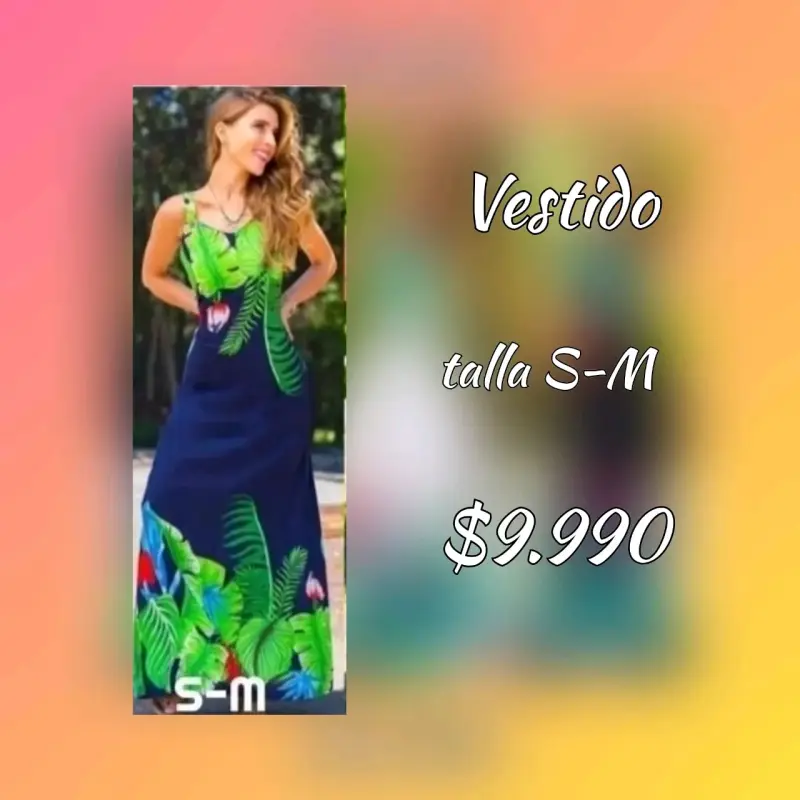 Vestido largo floral
