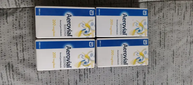 Aerosol Budesonida Aerovial 200 mcg