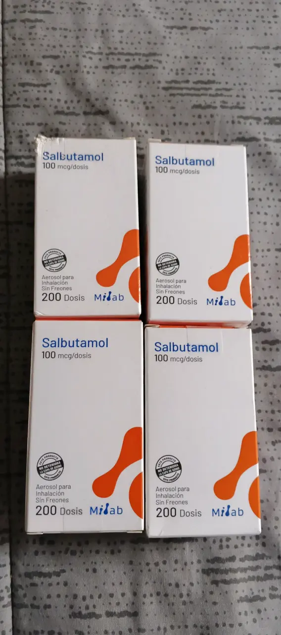 Salbutamol 100 mcg/dosis aerosol