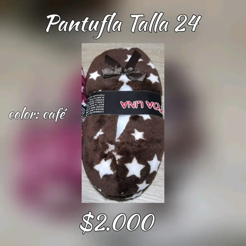 Pantufla con estrellas - 1