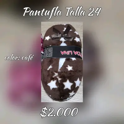 Pantufla con estrellas - miniatura 1