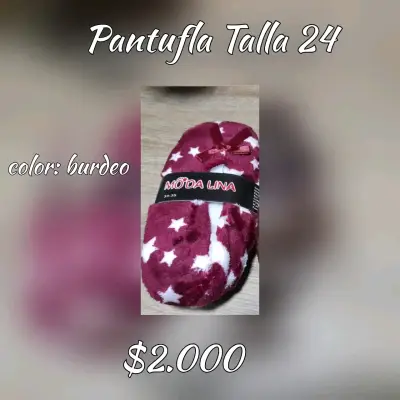 Pantufla con estrellas - miniatura 2
