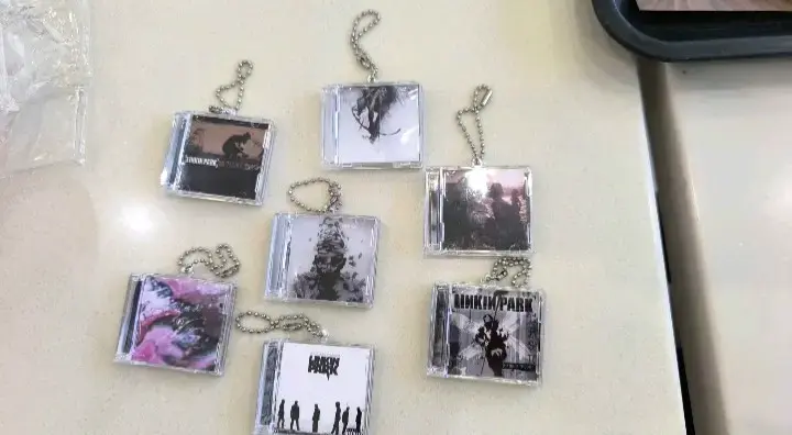 Llaveros de CD Linkin park con nfc incluido - 3