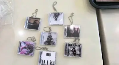 Llaveros de CD Linkin park con nfc incluido - miniatura 3