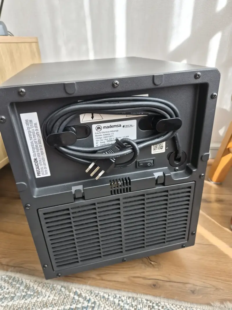 Calefactor eléctrico Mademsa - 4
