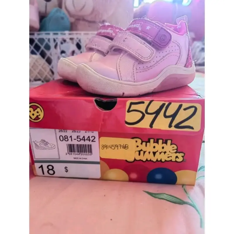 Zapatillas infantiles rosadas Bubble Gummers