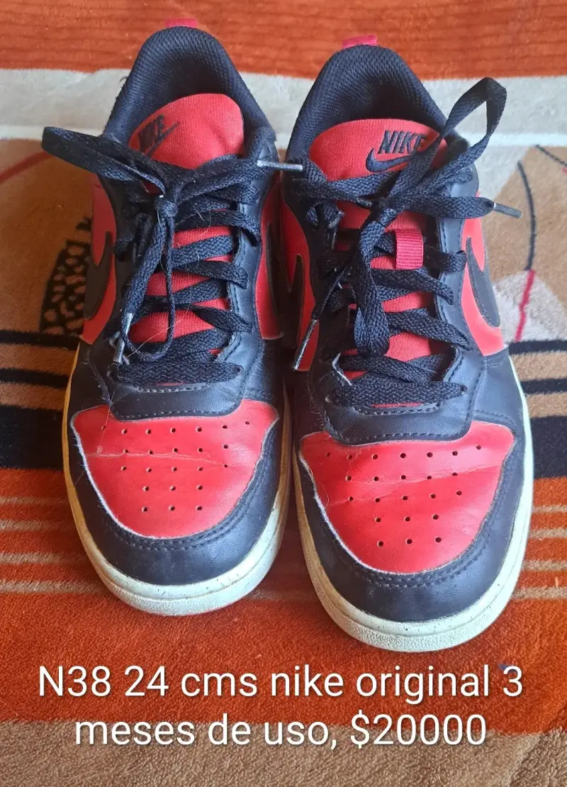 Zapatillas Nike rojo y negro - 1