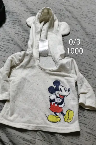 Polerón con capucha Mickey 0/3 - miniatura 1