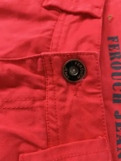 Jeans rojos de hombre - miniatura 2
