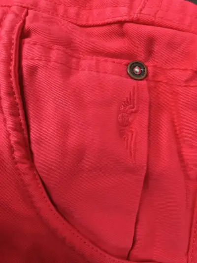 Jeans rojos de hombre - miniatura 3