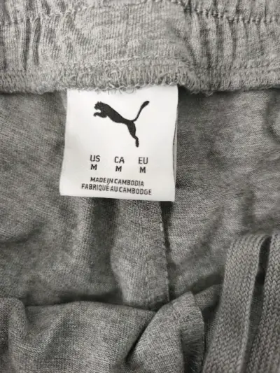 Shorts grises deportivos Puma - miniatura 3