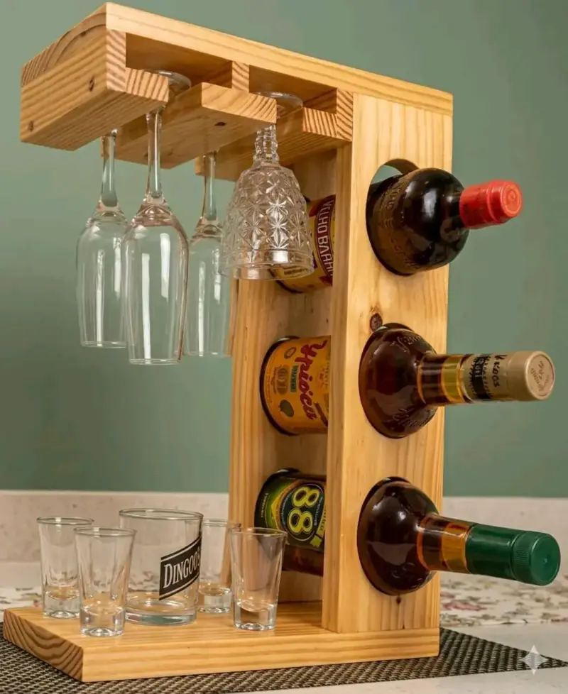 Kit de bar modular de madera - 2