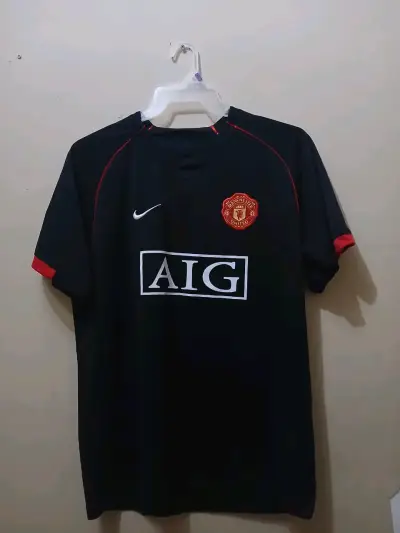 Camiseta fútbol Ronaldo negra - miniatura 2