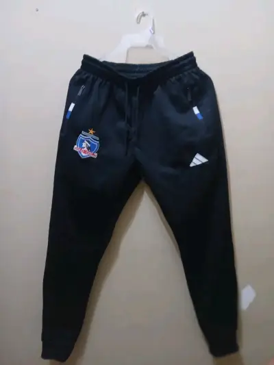 Pantalón deportivo negro con logo - miniatura 1