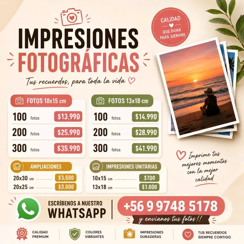 Impresiones Fotográficas Premium - 1