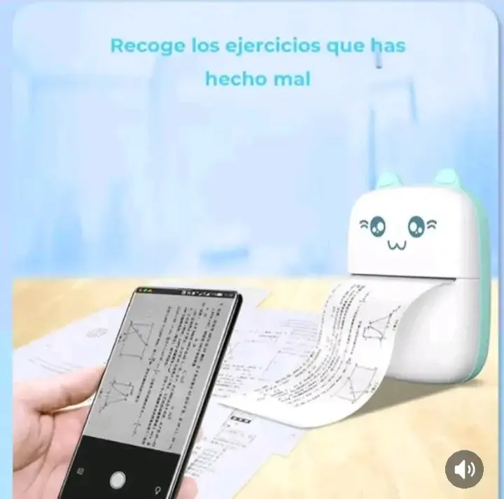 Impresora térmica portátil kawaii - 3