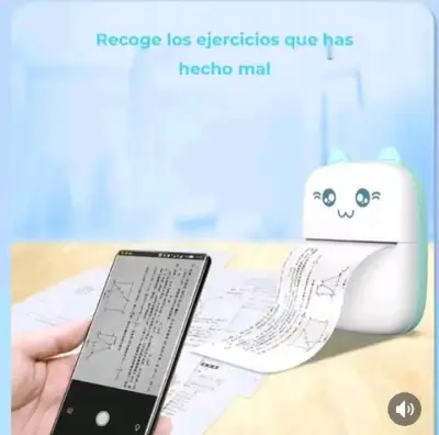 Impresora térmica portátil kawaii - miniatura 3