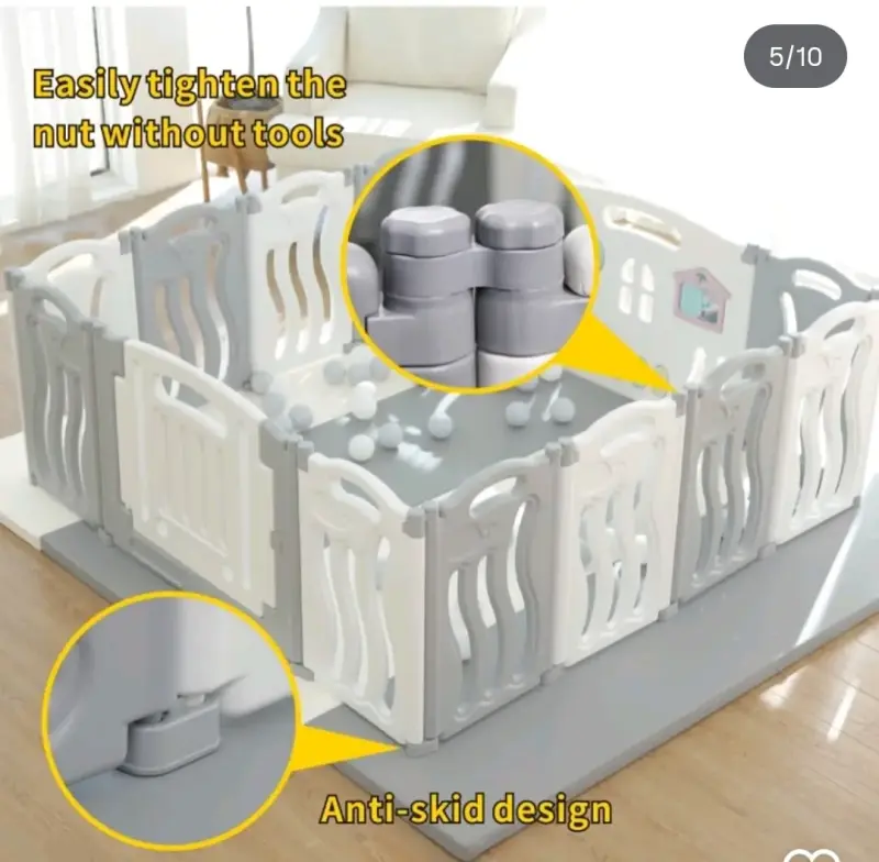 Corral de plástico para bebé - 5