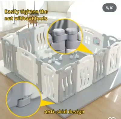 Corral de plástico para bebé - miniatura 5