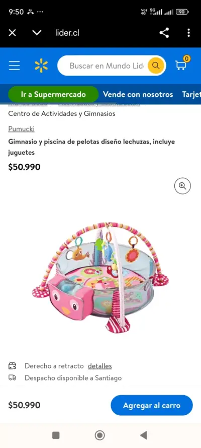 Gimnasio y piscina de pelotas Pumucki - miniatura 1
