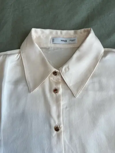 Blusa satín Mango talla M - miniatura 4
