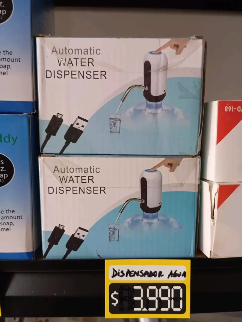 Dispensador automático de agua USB