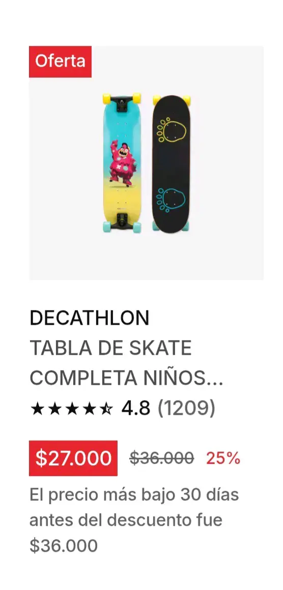 Skateboard infantil para aprendizaje - 3