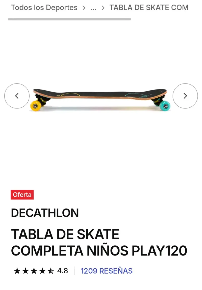 Skateboard infantil para aprendizaje - 4