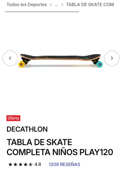 Skateboard infantil para aprendizaje - miniatura 4