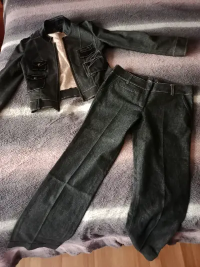 Chaqueta negra casual mujer y Jens - miniatura 3