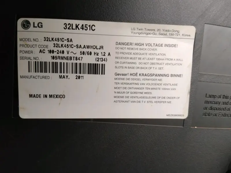 Televisor LG 32 pulgadas - 5