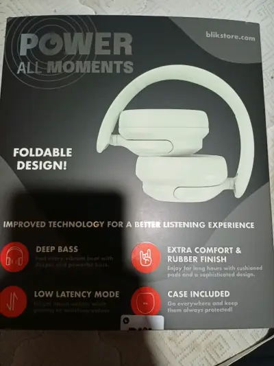 Auriculares plegables con estuche - miniatura 1